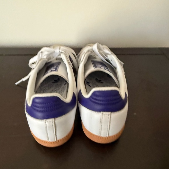 Adidas White and purple Samba Sneakers OG size 8 1/2 - Picture 11 of 12